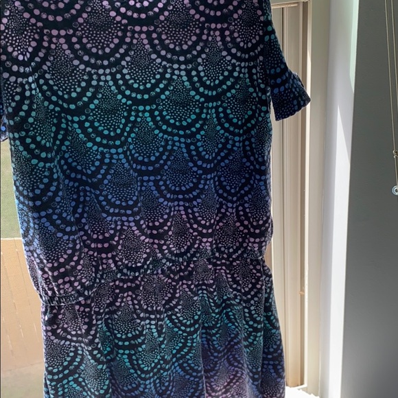 Girls romper with mermaid inspired pattern. - Picture 5 of 5